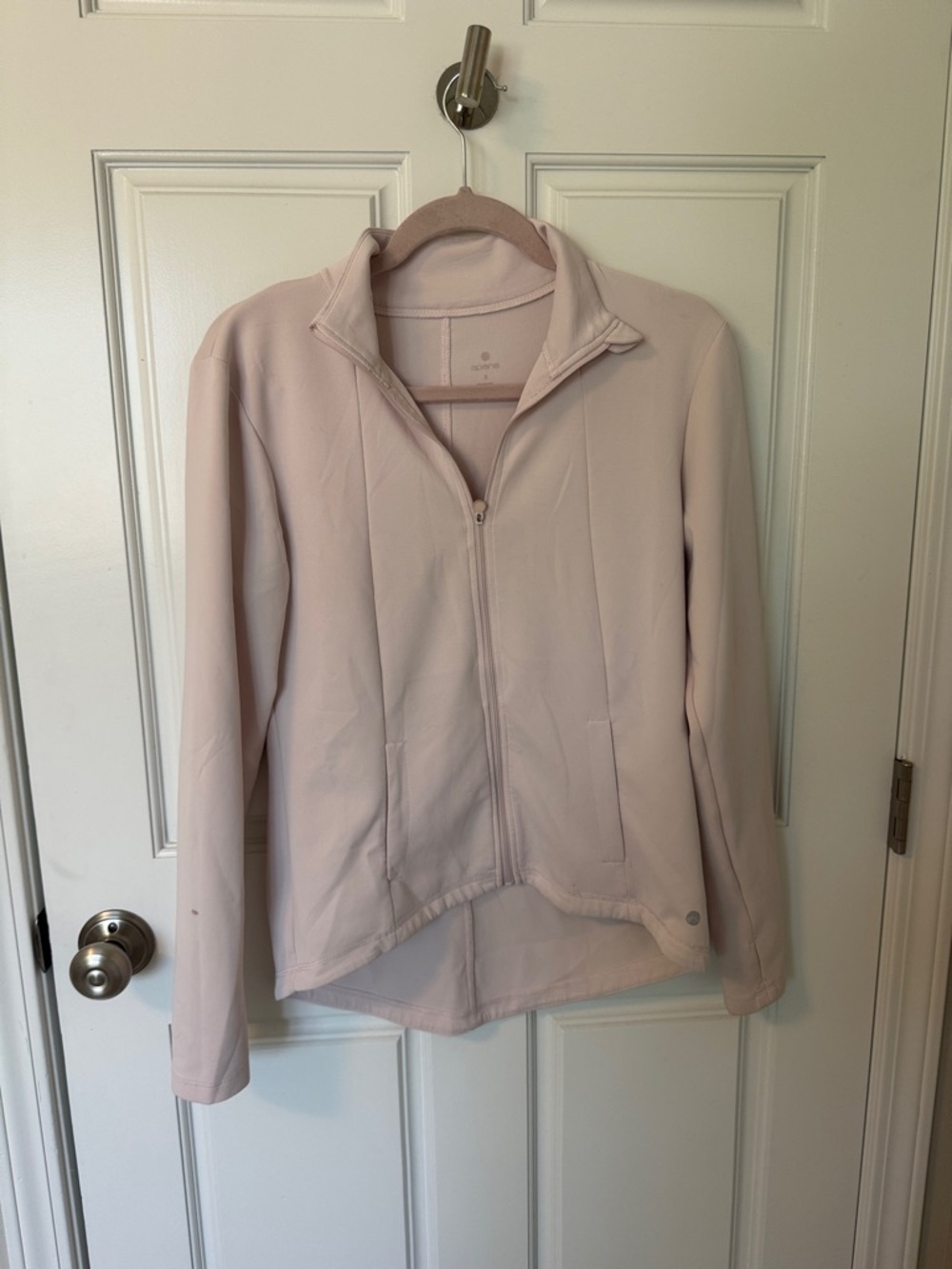 Apana Blush Pink Full-Zip Active Jacket